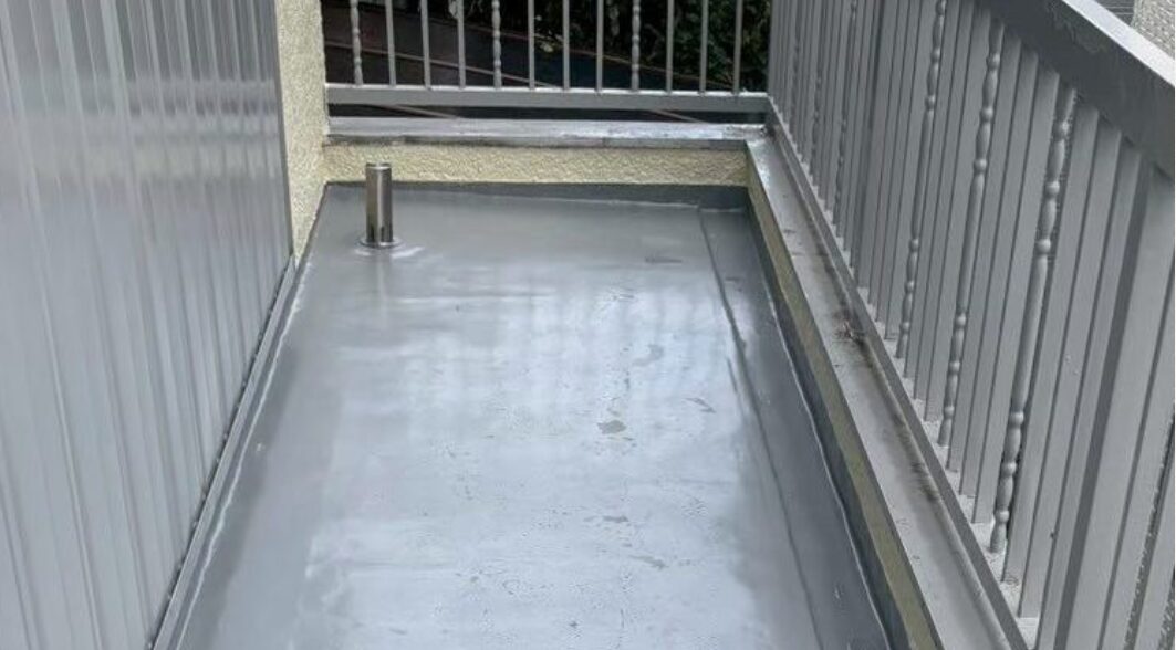 防水工事をしたバルコニー