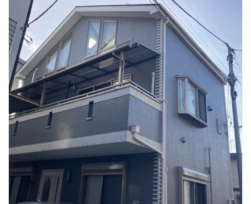 塗装後の戸建て住宅外観