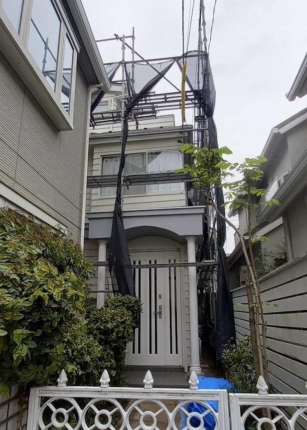 杉並区の住宅外壁塗装(株式会社ワイユー)施工事例